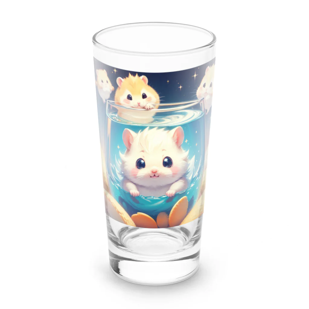 ふるふるアニマルのふるふるハムスター第三弾！ Long Sized Water Glass :front