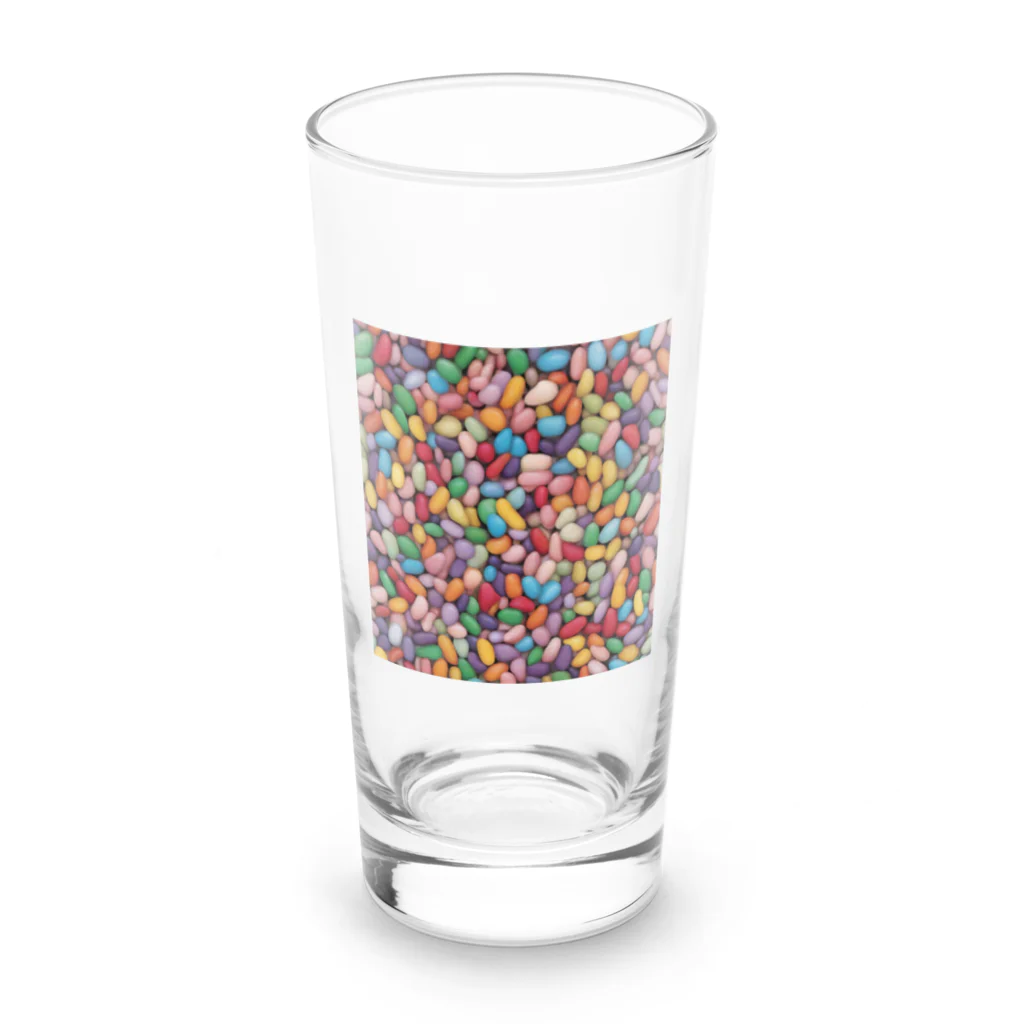 千裕アトリエ（いつもありがとう）のジェリービーンズ　jelly beans Long Sized Water Glass :front