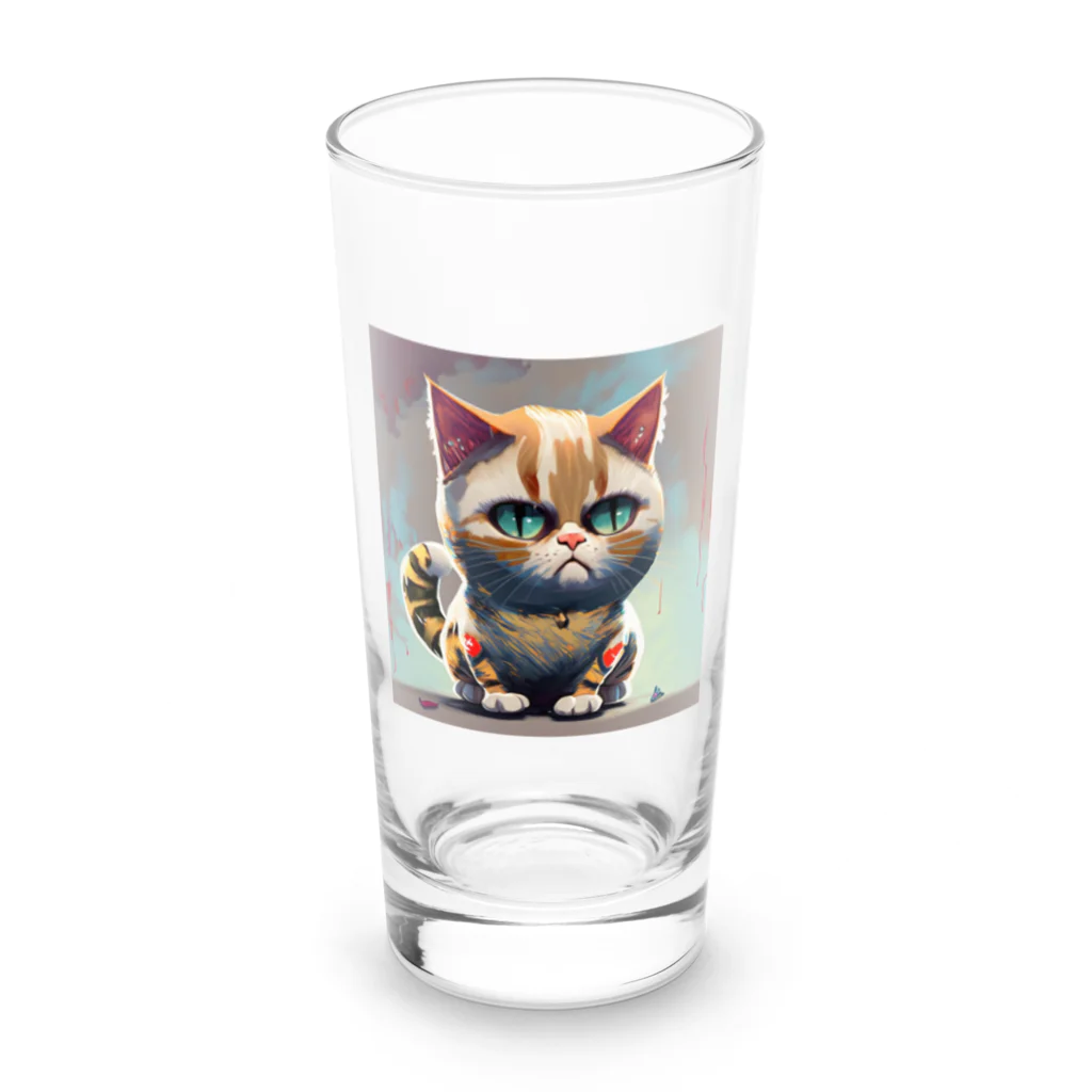 burusukaruの猫のタイガーくん Long Sized Water Glass :front