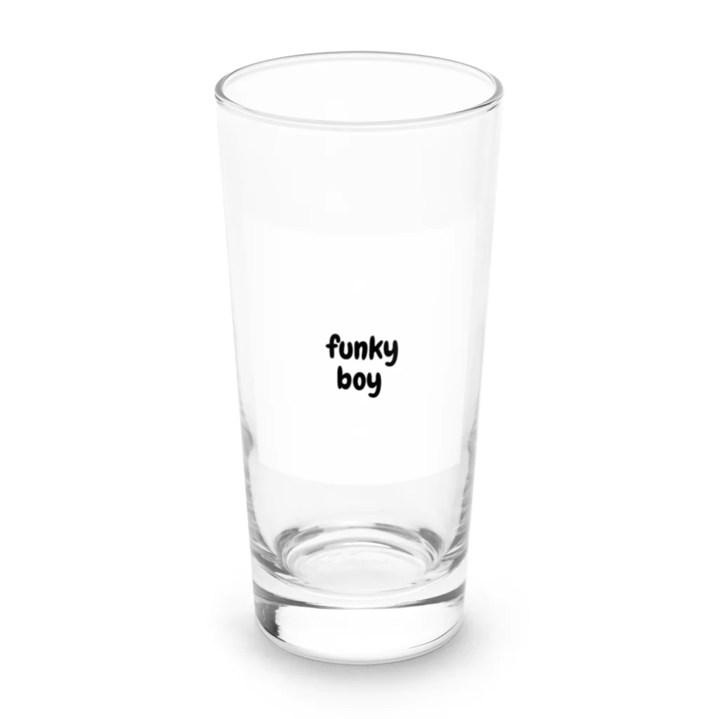 namonakyのファンキーボーイシリーズ（ブラック） Long Sized Water Glass :front