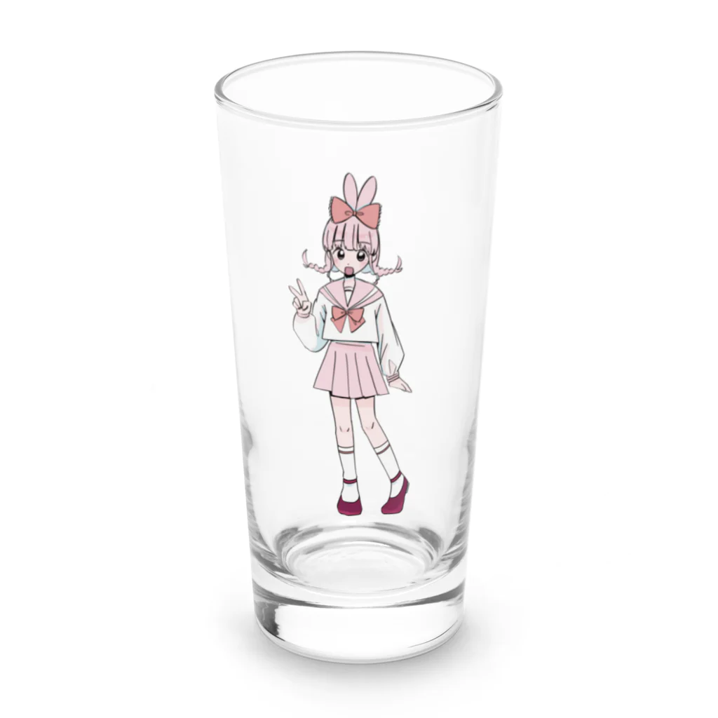 喫茶店のピース Long Sized Water Glass :front