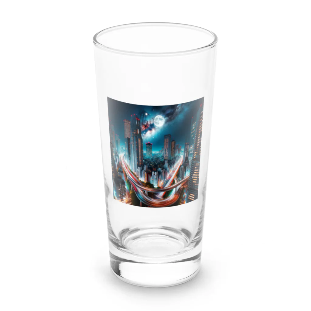 H-Maddyの世界ランドマーク・オデッセイ Long Sized Water Glass :front