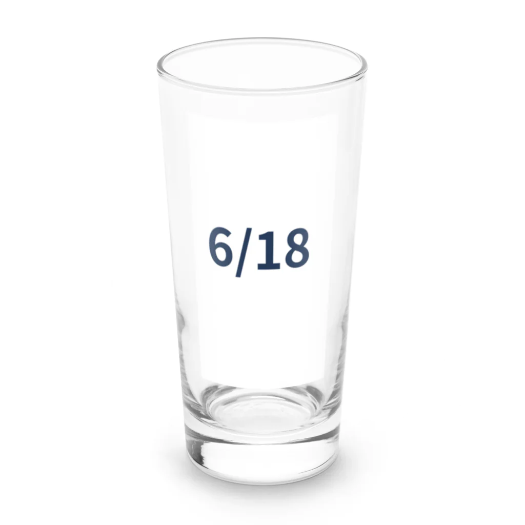 AY-28の日付グッズ　6/18バージョン Long Sized Water Glass :front