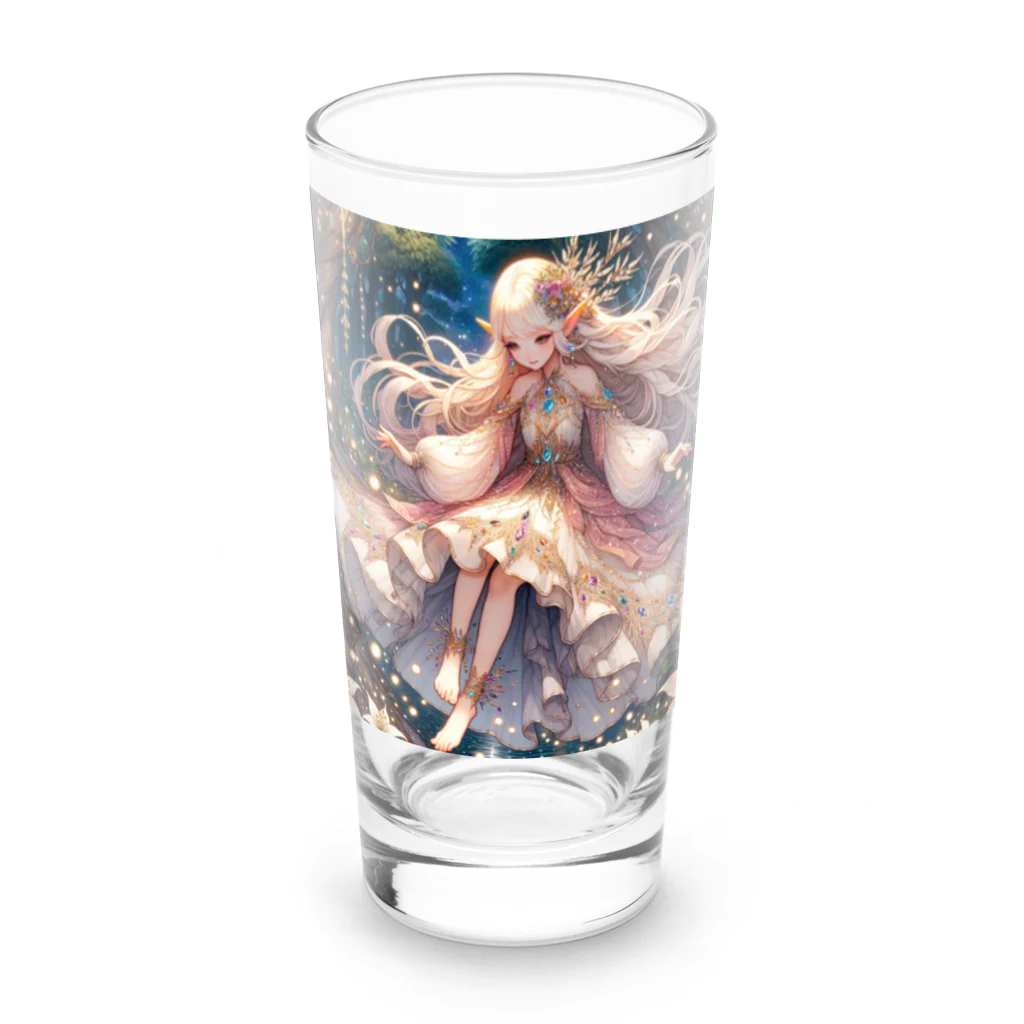 Sesilionの星の精霊の夜舞 Dance of the Star Spirit Long Sized Water Glass :front