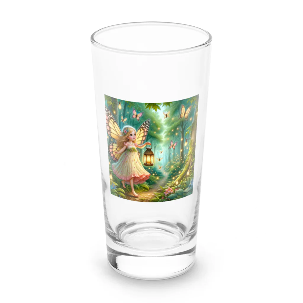 uyuyoshieの妖精　女の子 Long Sized Water Glass :front