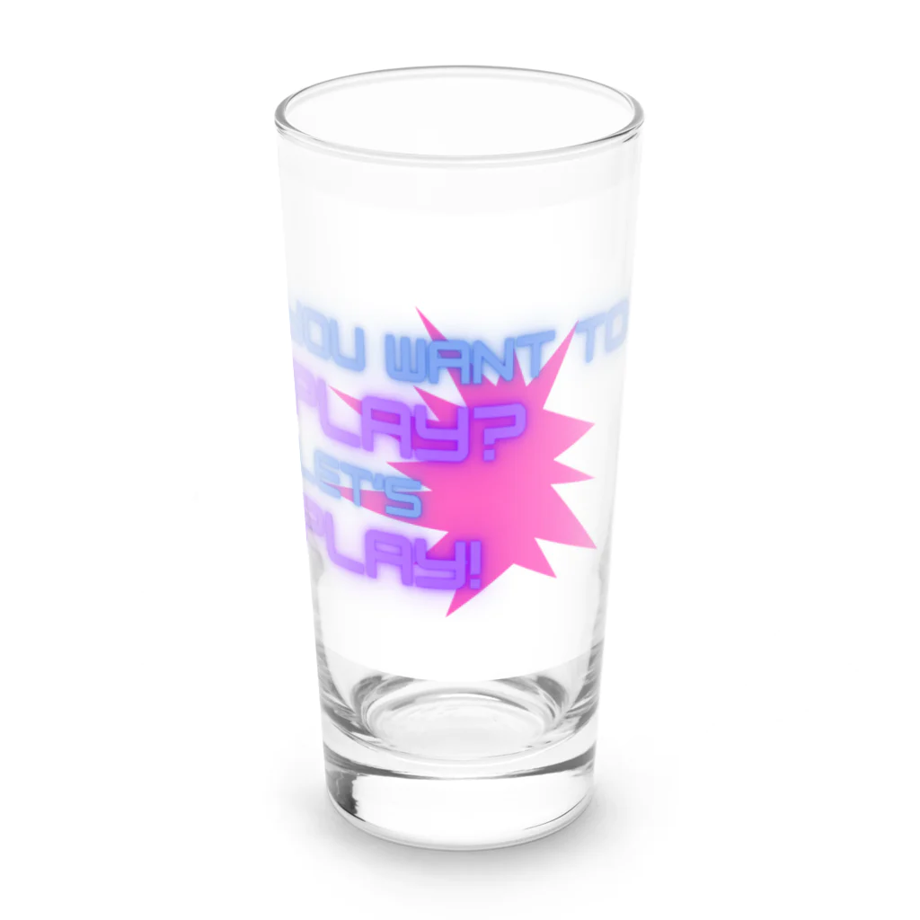 P4R4D0XパラドックスのYOU WANT TO PLAY? Long Sized Water Glass :front