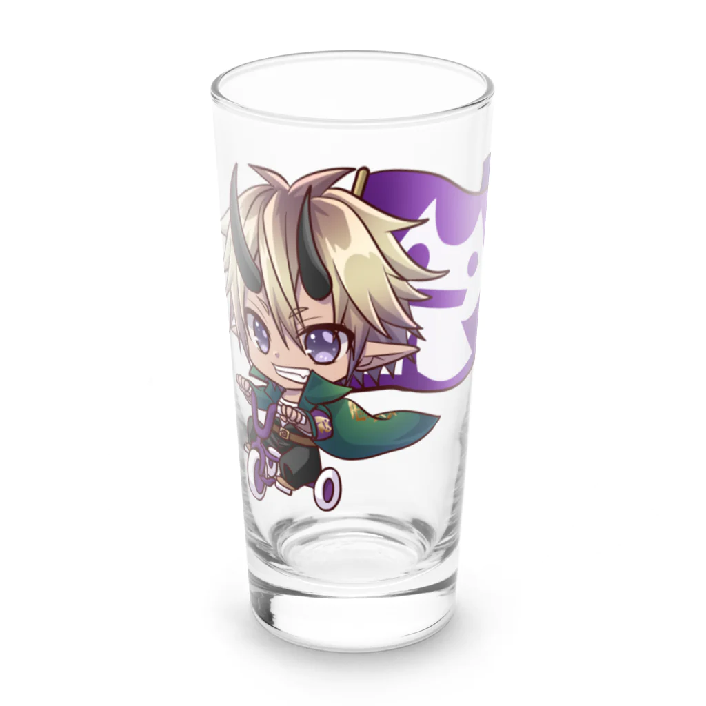 ロキのロキロキ団三輪車アバ雷炎ちゃん Long Sized Water Glass :front