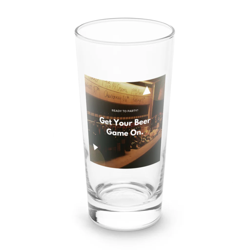 KSK SHOPのBEER-ビール Long Sized Water Glass :front