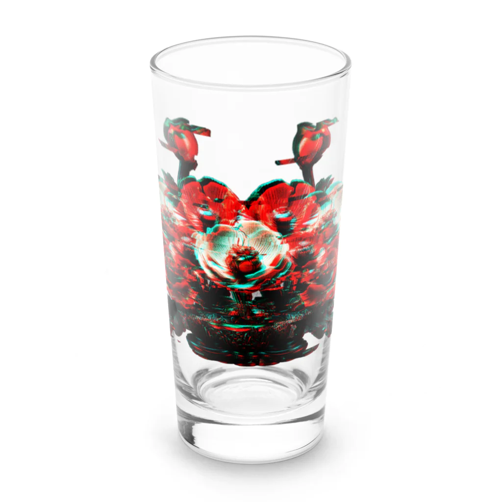 中華呪術堂（チャイナマジックホール）のPOPPY_GLITCH Long Sized Water Glass :front