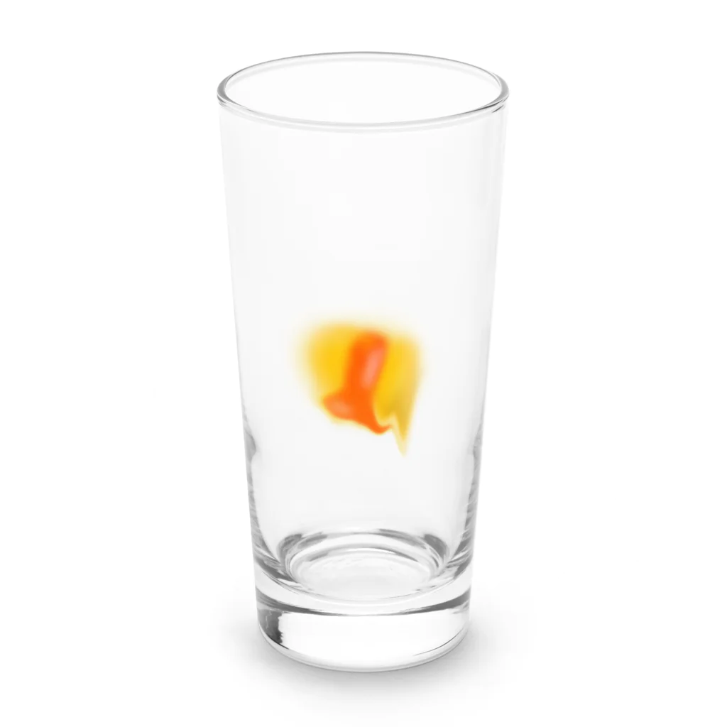 i love frenchfriesの美味しそうなｵﾑﾗｲｽ Long Sized Water Glass :front