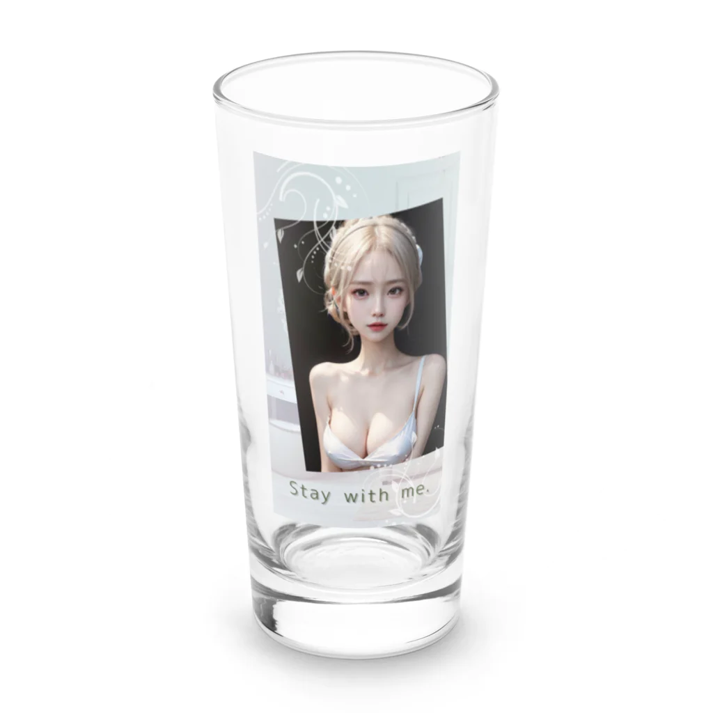 sounya sounyaの美女 図鑑（Stay with me.） Long Sized Water Glass :front