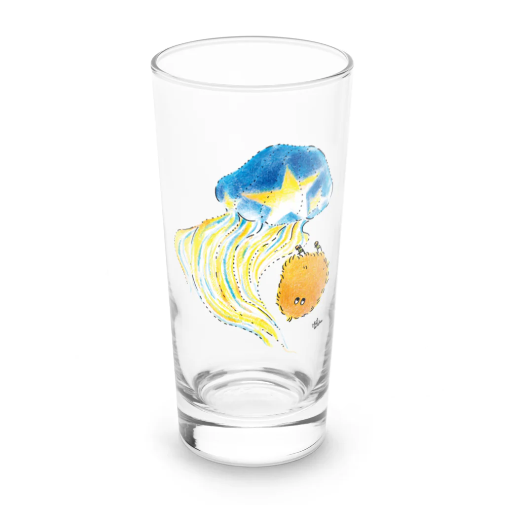 ito alohaのお店のユラユラしようよグラス Long Sized Water Glass :front