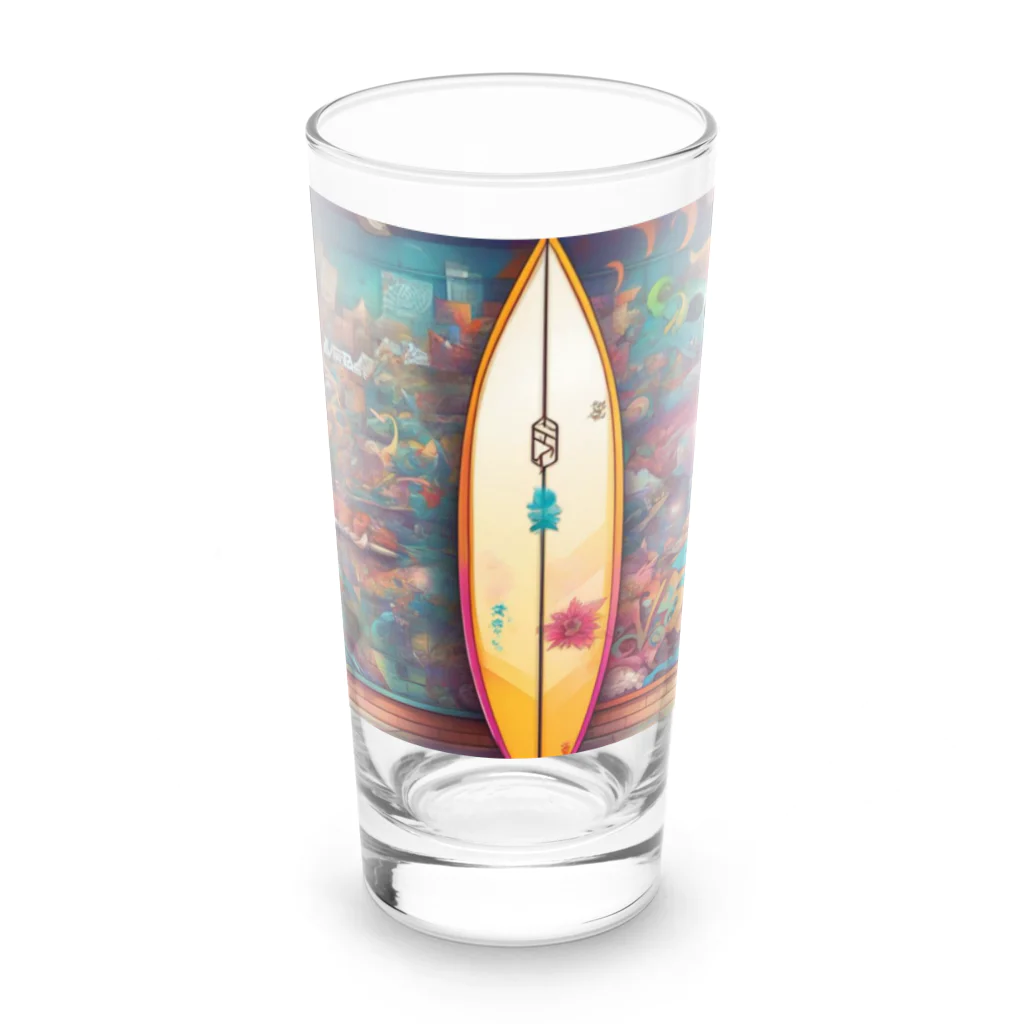 LOCO_のサーフボードのプリントグッズ Long Sized Water Glass :front