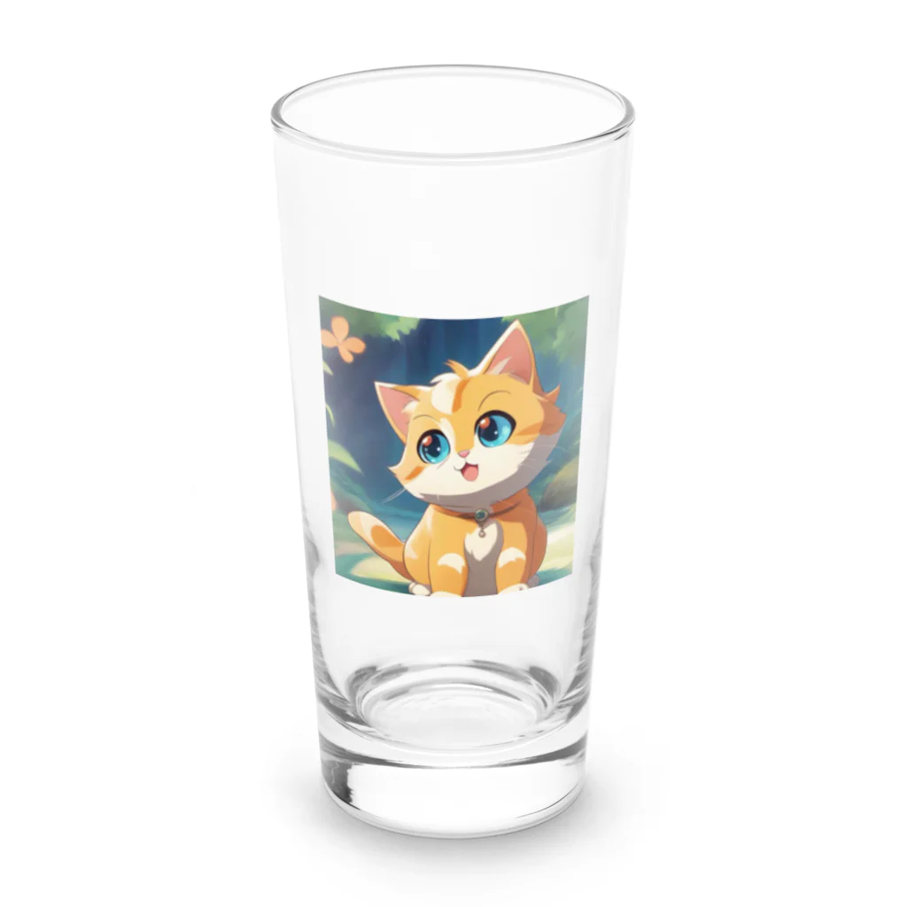 kumatakoのにゃんこ Long Sized Water Glass :front