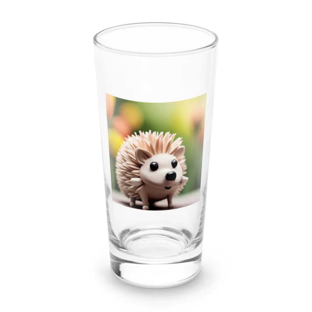 くろまめ　kuromameのハリネズミくん Long Sized Water Glass :front