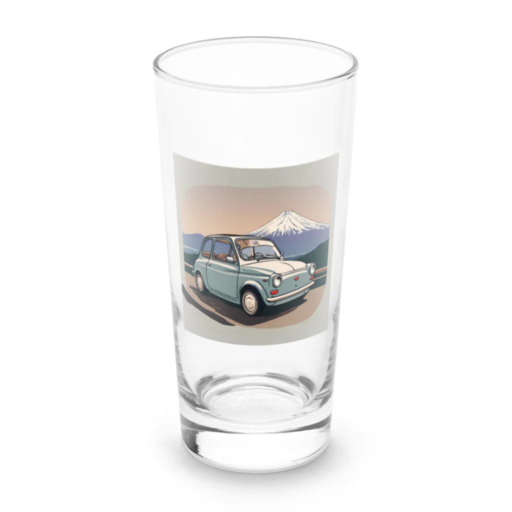 底辺の底辺好きな事を気ままに…。の富士山まできたぜ！チンクカー Long Sized Water Glass :front