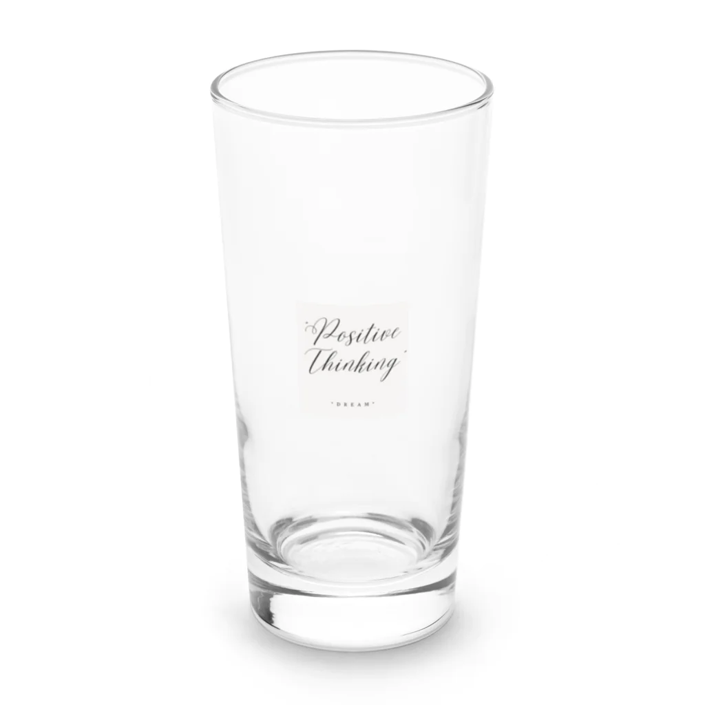 "Positive Thinking"の"Positive Thinking" Long Sized Water Glass :front