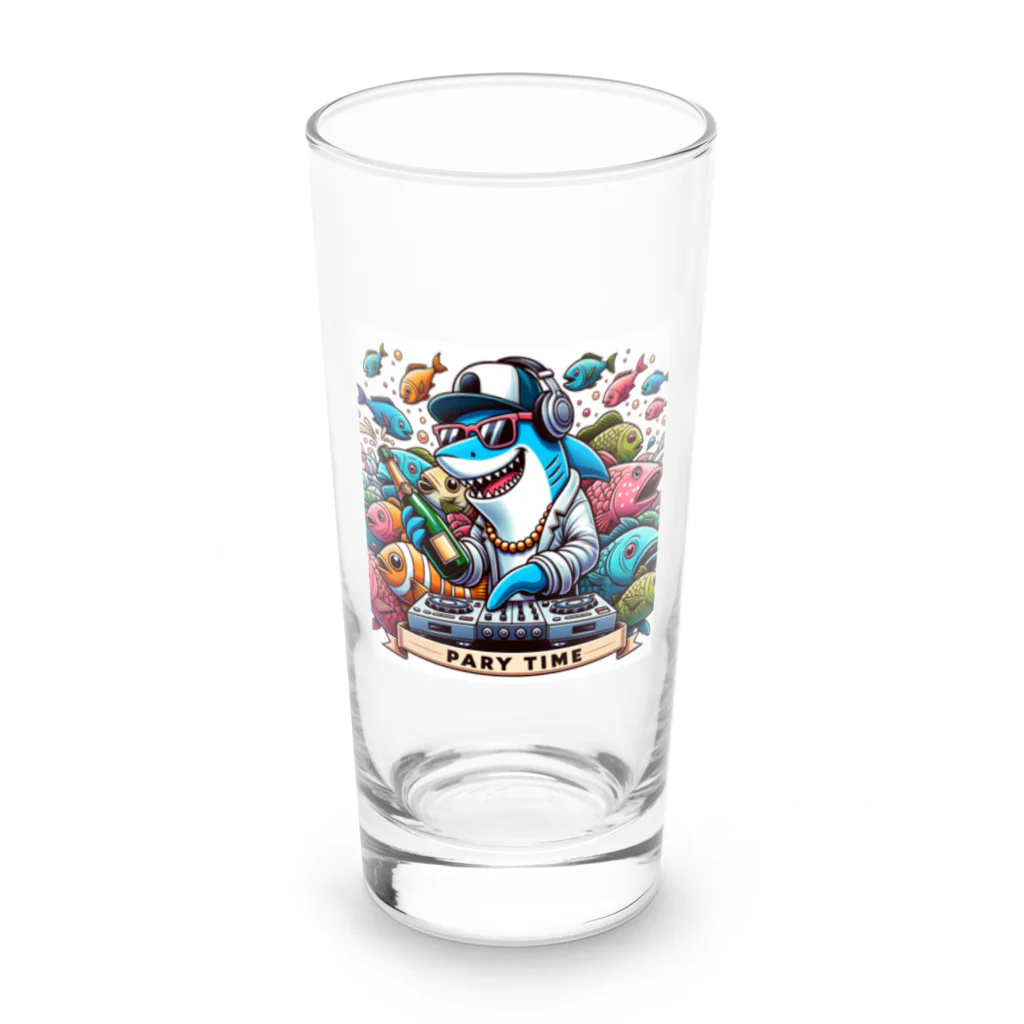 DJシャークのDJシャーク(PARY TIME) Long Sized Water Glass :front