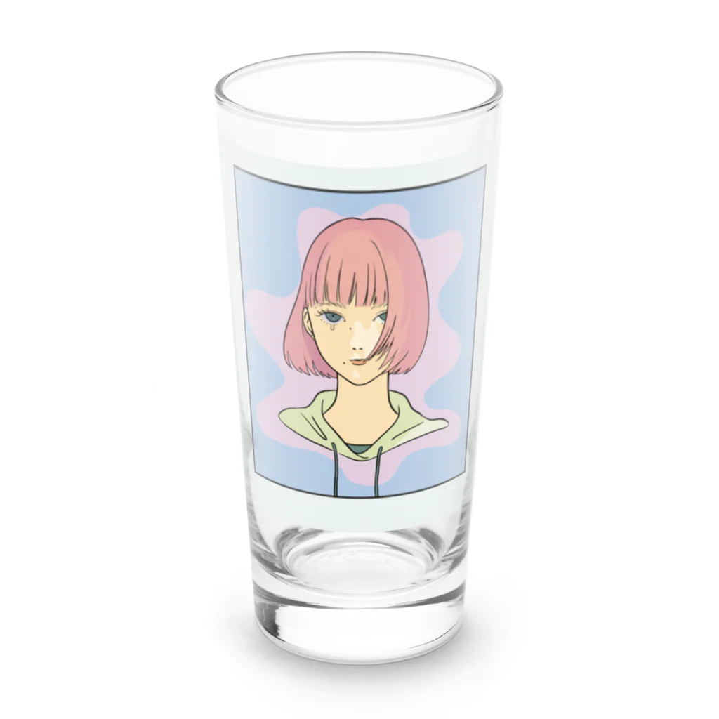 midnight storeの「ハルジオン」 Long Sized Water Glass :front