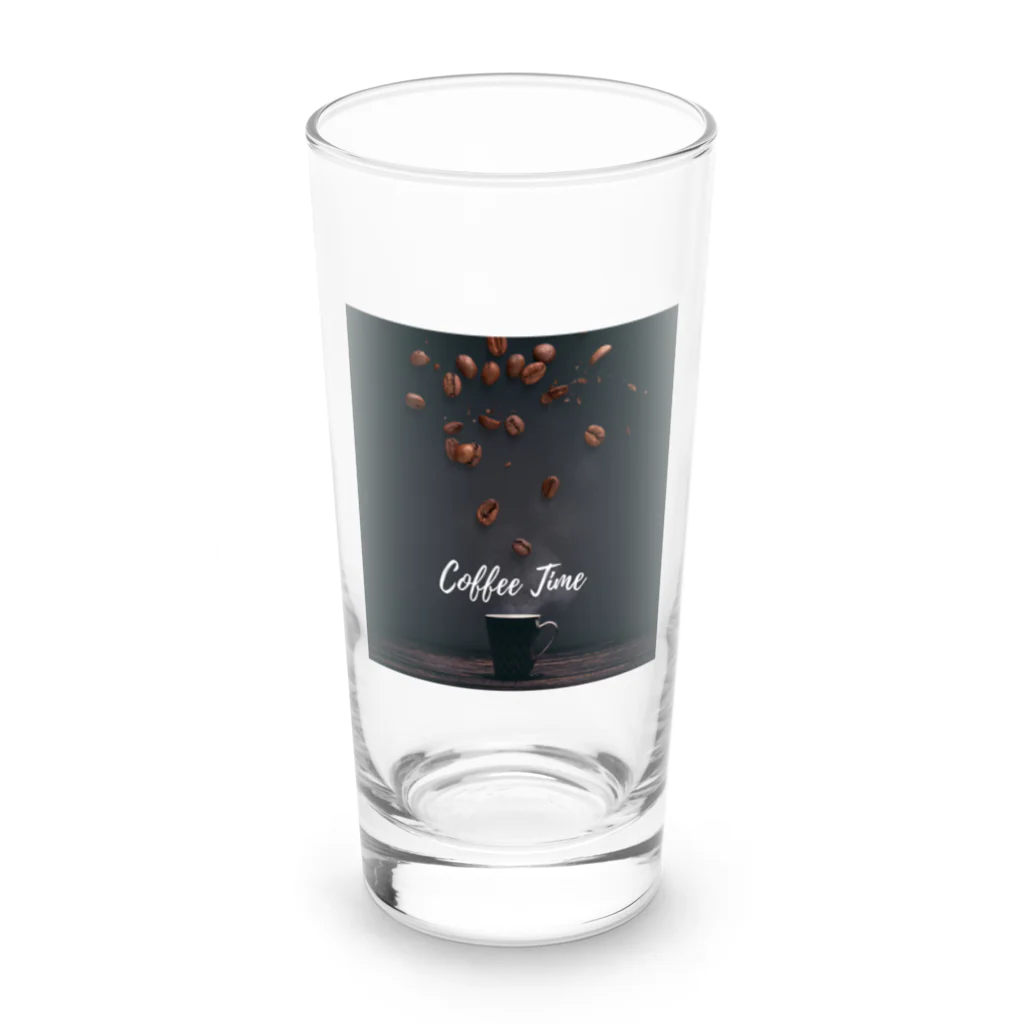 amazing999のコーヒーマニアくん Long Sized Water Glass :front