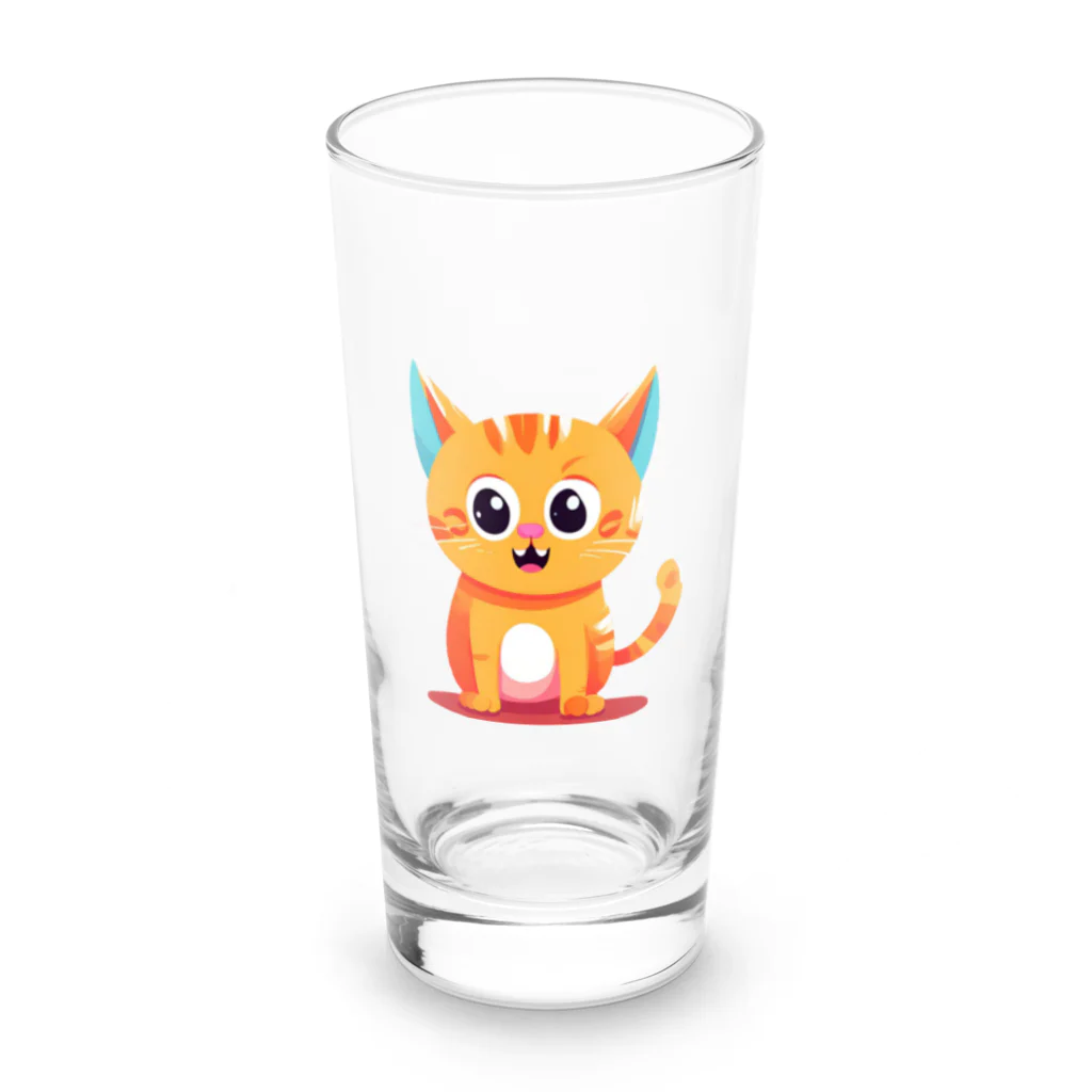 じゅんじゅんのかわ猫(*ΦωΦ*) Long Sized Water Glass :front