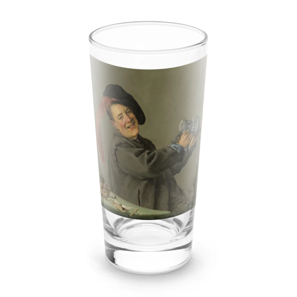 世界美術商店の陽気な酒飲み / The Jolly Drinker Long Sized Water Glass :front