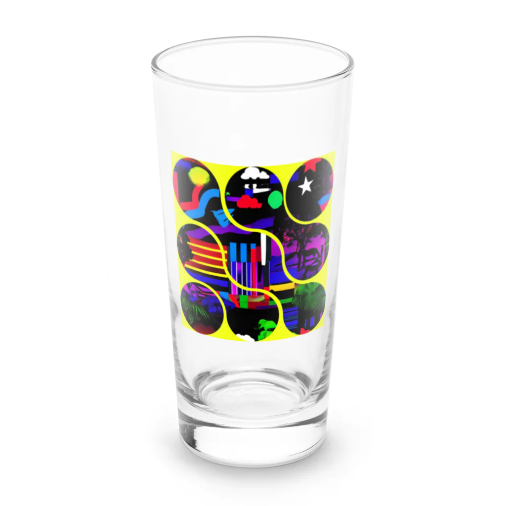 舞七里夜の目覚め Long Sized Water Glass :front