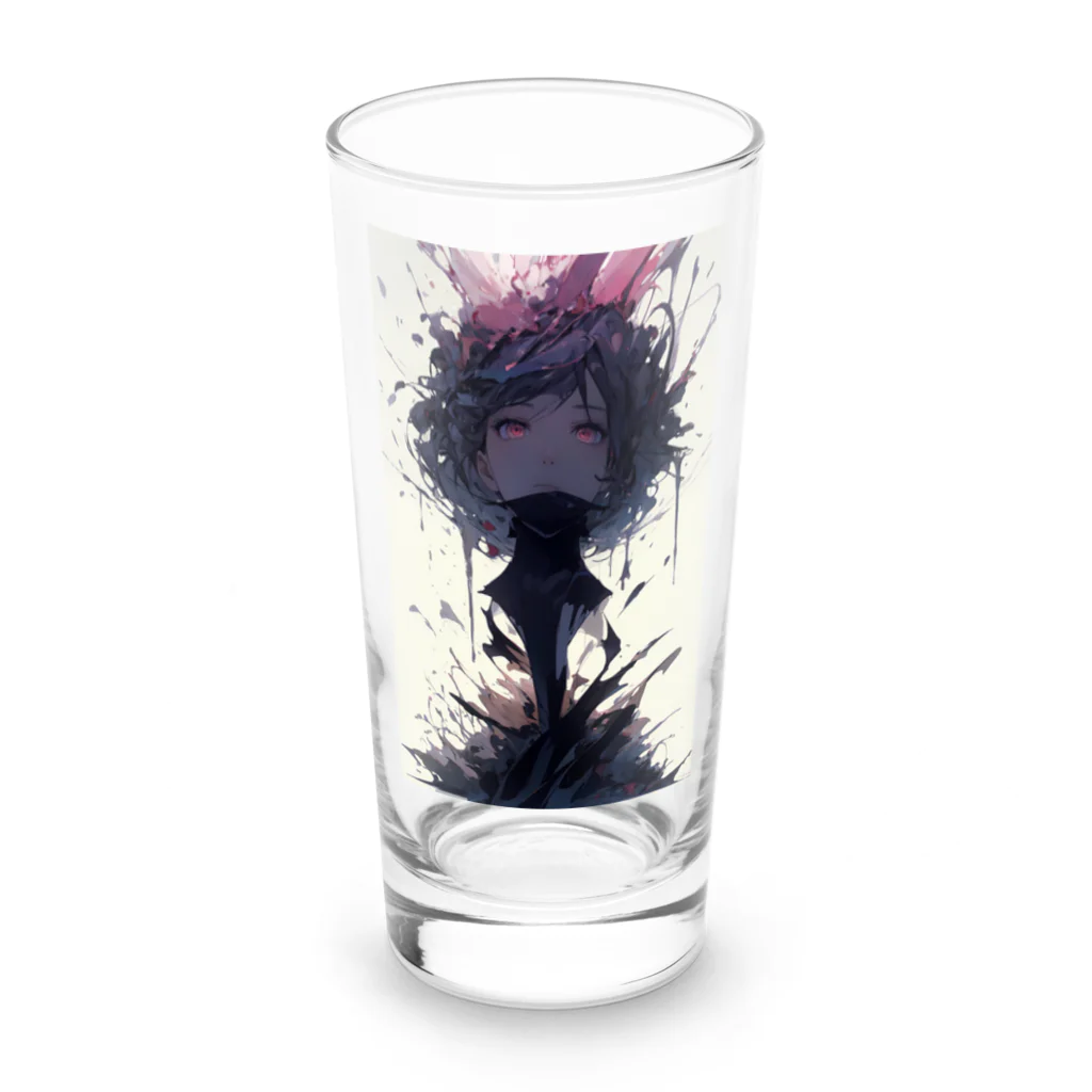 kotaの動物ショップの闇に落ちた美女 Long Sized Water Glass :front