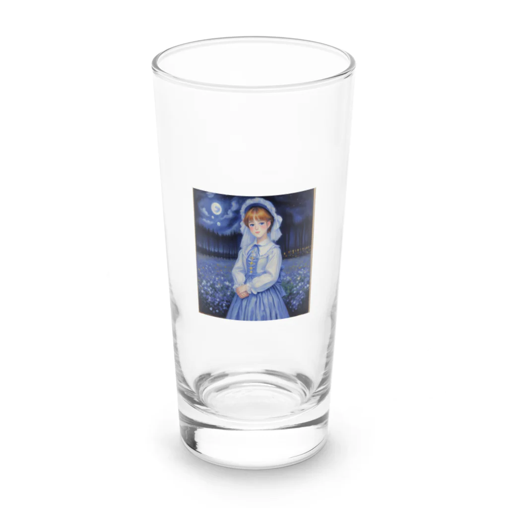 ZZRR12の月と共に輝く美女 Long Sized Water Glass :front