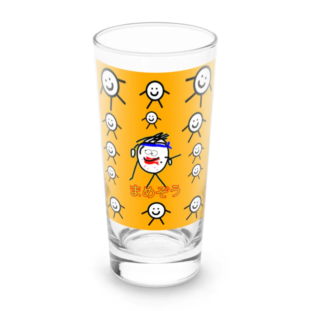 放課後等デイサービス ライフステップ創のまめぞう Long Sized Water Glass :front