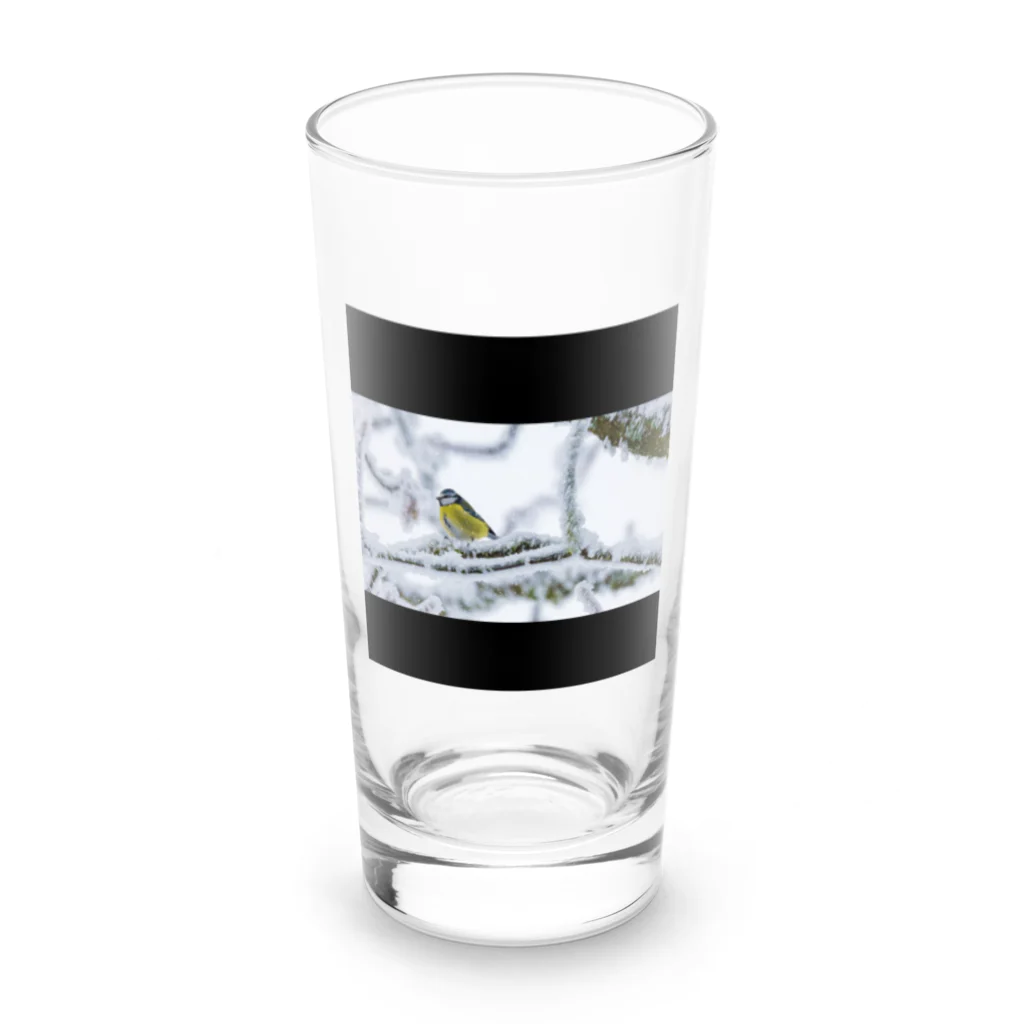 Zeceの冬の鳥 Long Sized Water Glass :front