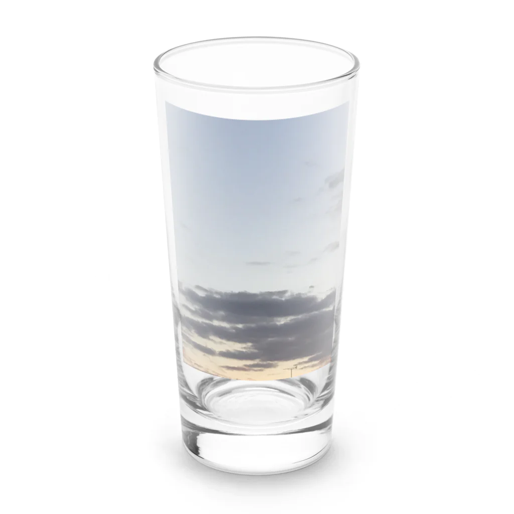 奈樹(なな)の夕焼け､､､3 Long Sized Water Glass :front