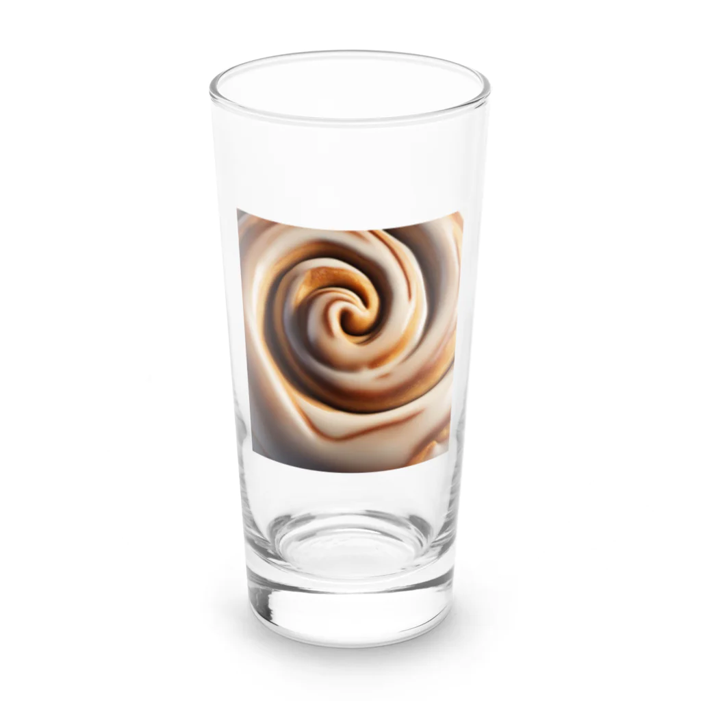 千裕アトリエ（いつもありがとう）のシナモンロール（Cinnamon Roll） Long Sized Water Glass :front