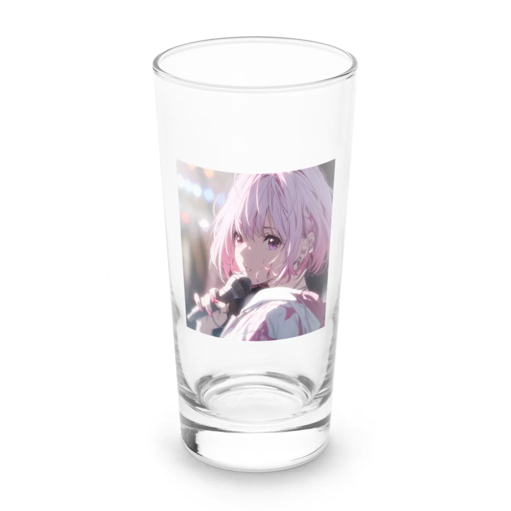 ぶーたんのステージ上の歌姫の輝き Long Sized Water Glass :front