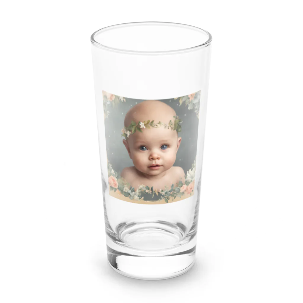 ikeikesawaの赤ちゃんのかわいいグッズ Long Sized Water Glass :front