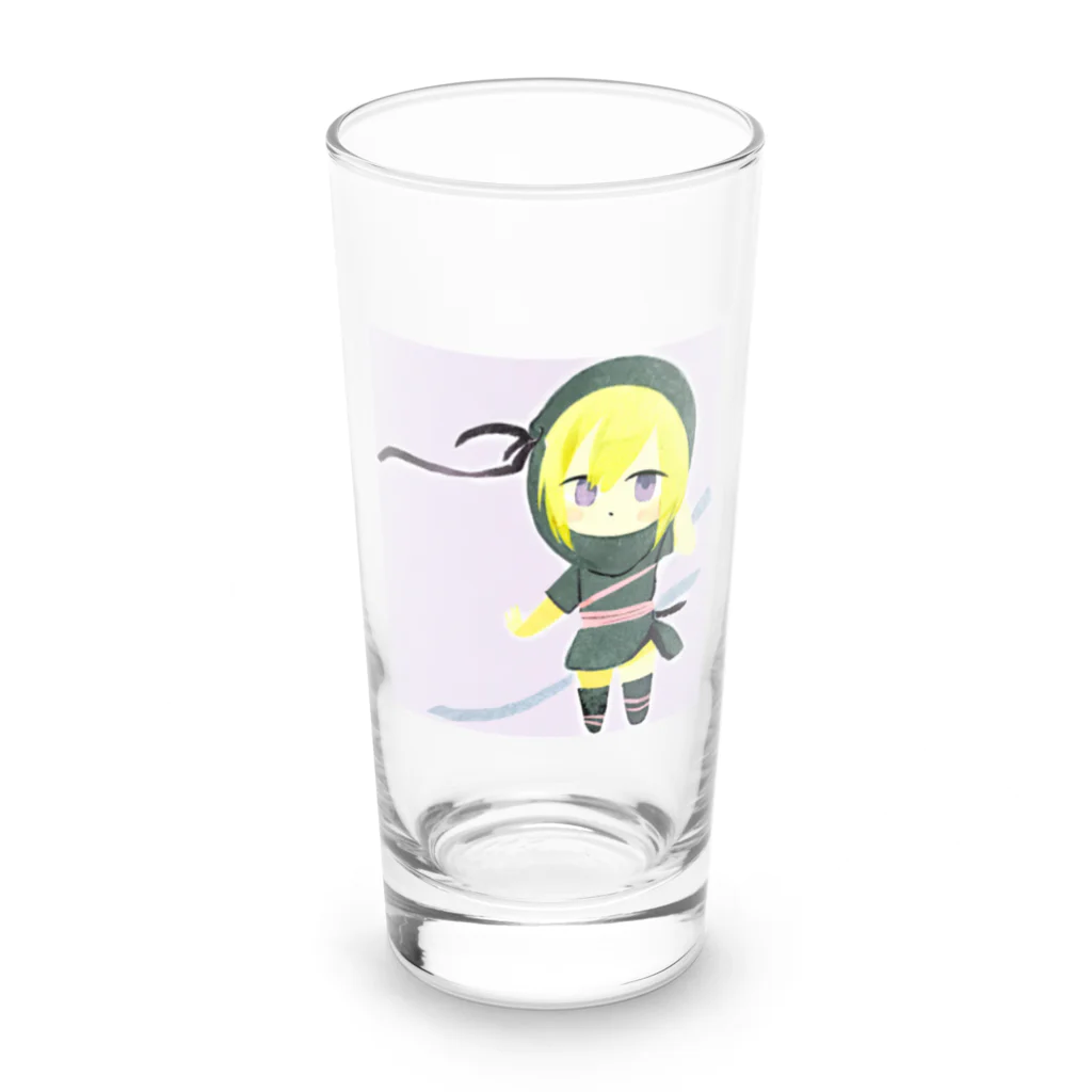 チャチャの可愛い忍者 Long Sized Water Glass :front