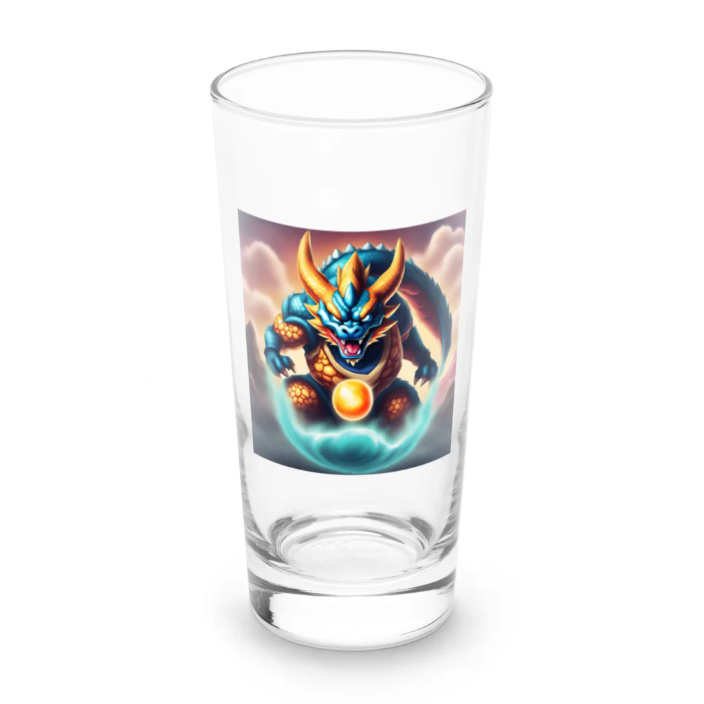 チャチャのドラゴン Long Sized Water Glass :front