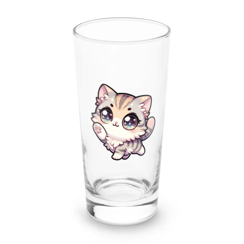 Modern Masteryのちびニャン・パティオ Long Sized Water Glass :front