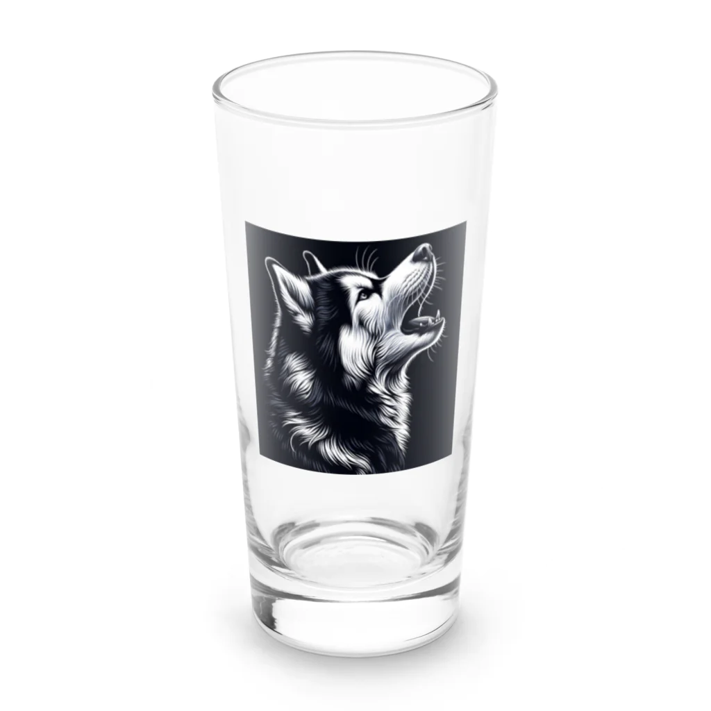 calcium369のシベリアン・ハスキー Long Sized Water Glass :front