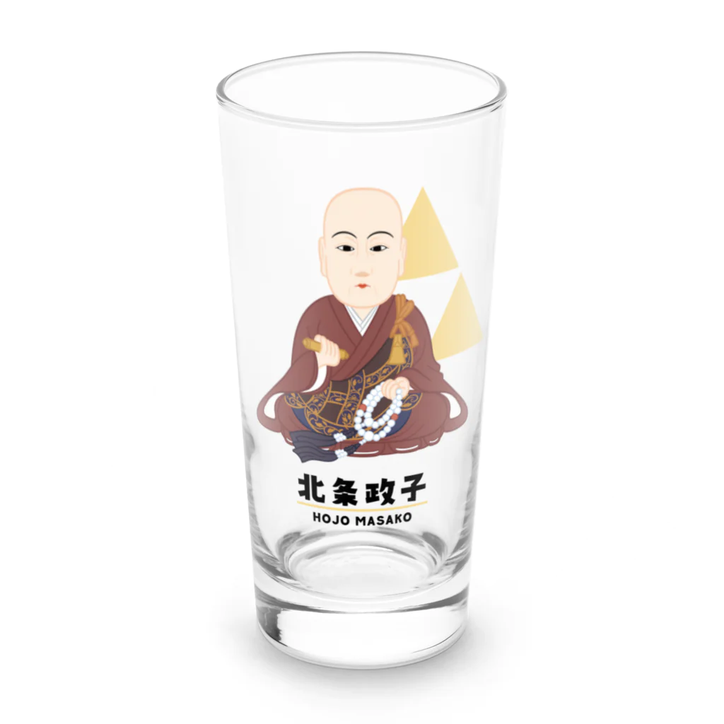 mincruの偉人シリーズ_北条政子 Long Sized Water Glass :front