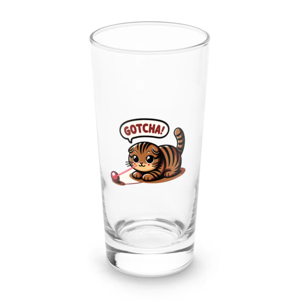 amakanaのまる耳ねこのほっこり時間 Long Sized Water Glass :front