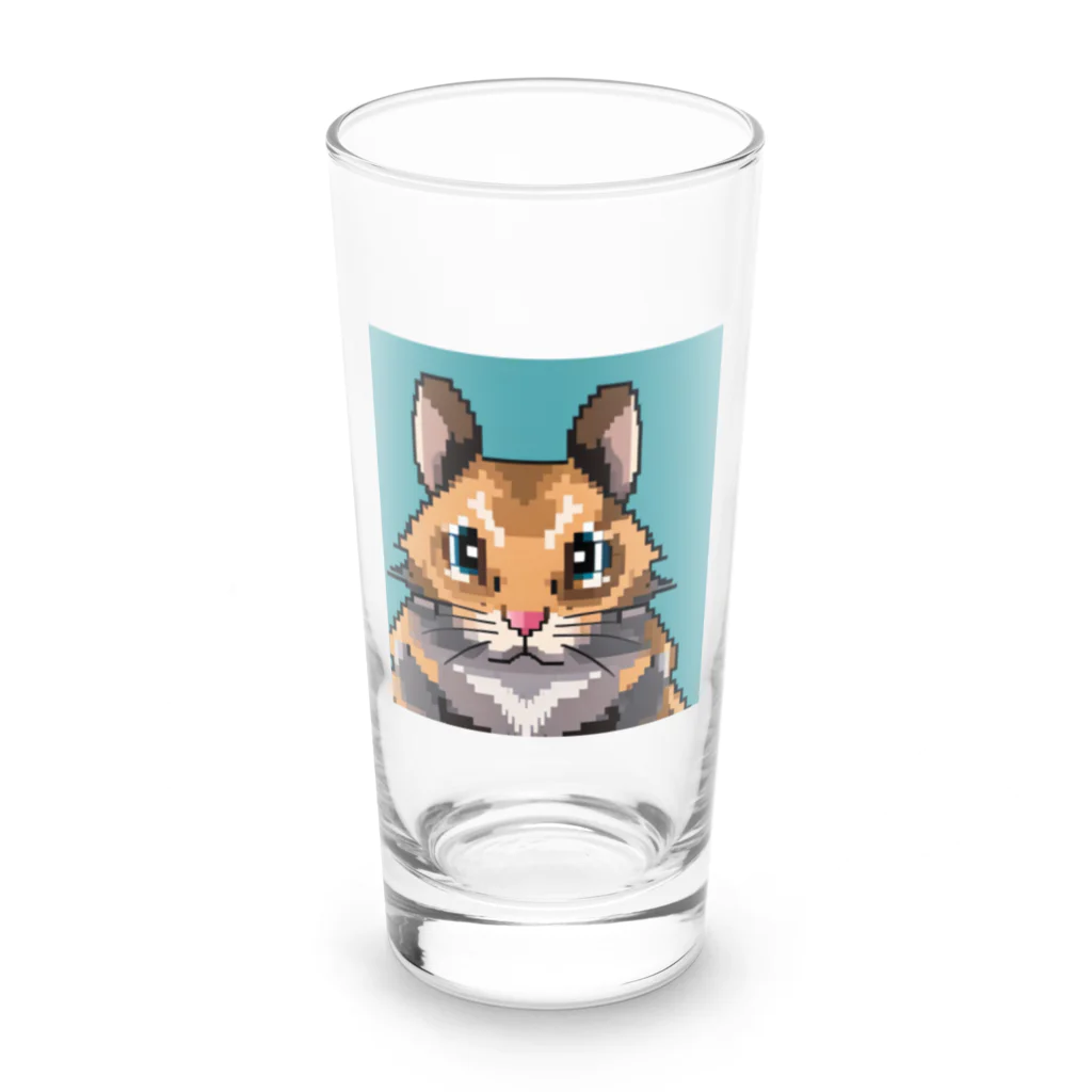 koba777のドット絵デグー Long Sized Water Glass :front