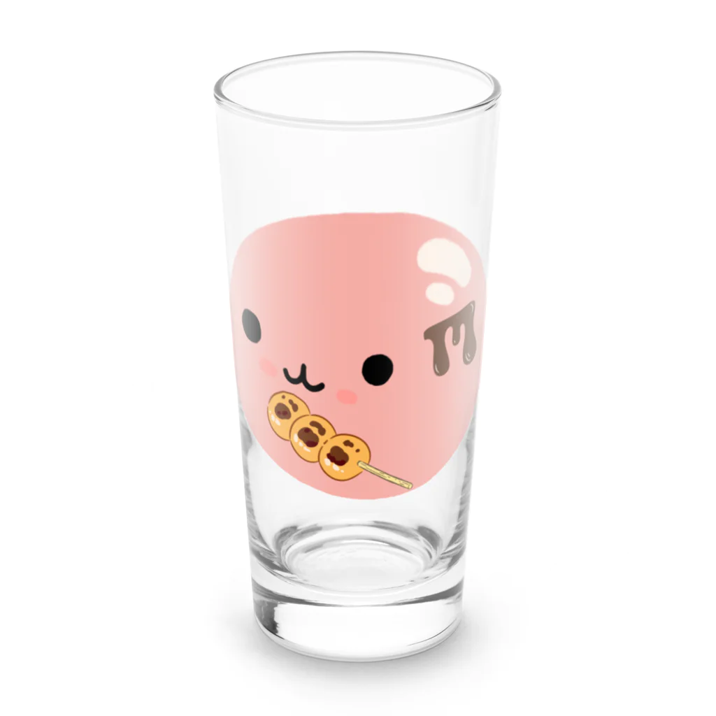 みたらし団子のふたたまちゃんのみたらし団子のふたちゃん Long Sized Water Glass :front