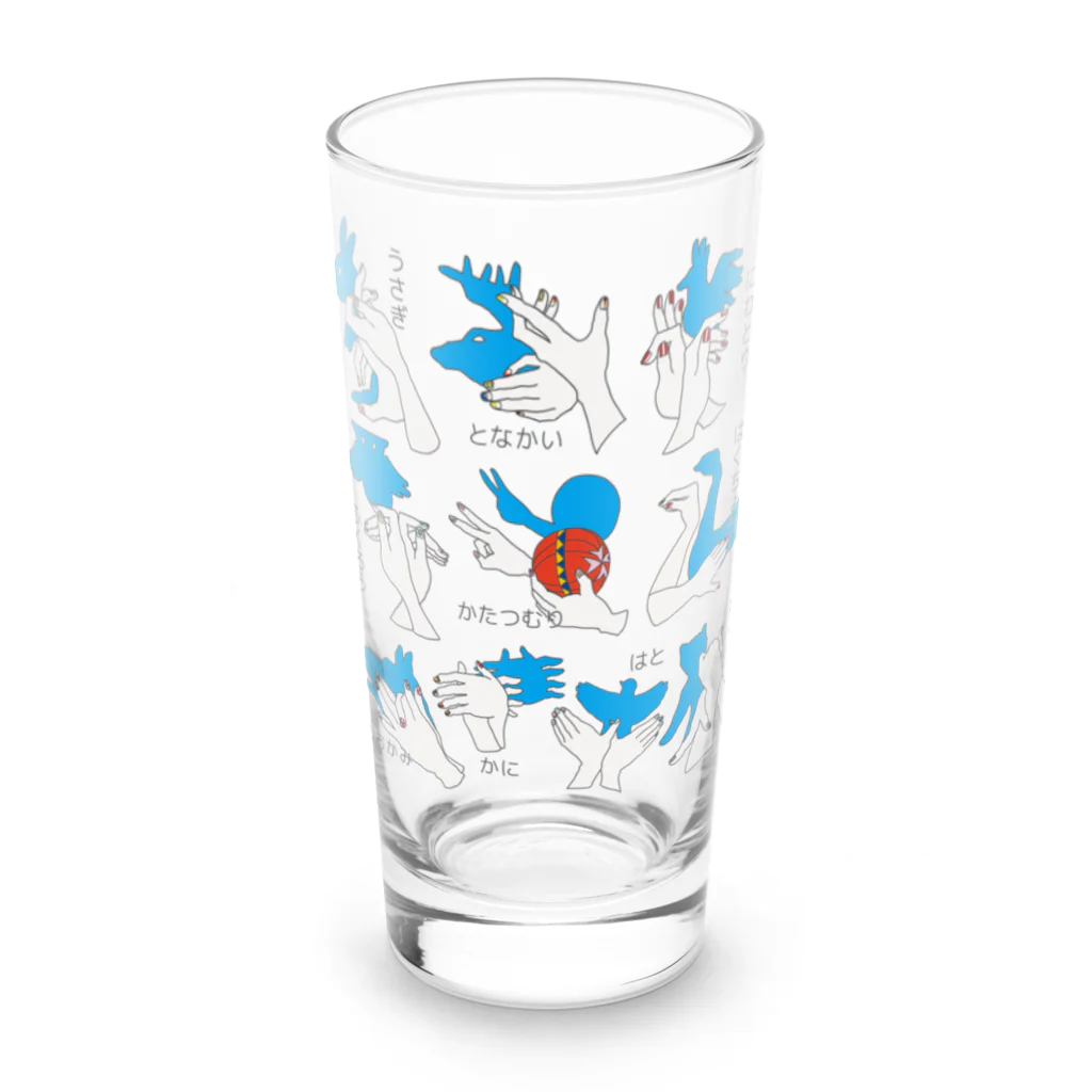 NANAKO DECORATIONの手影絵文様  Long Sized Water Glass :front