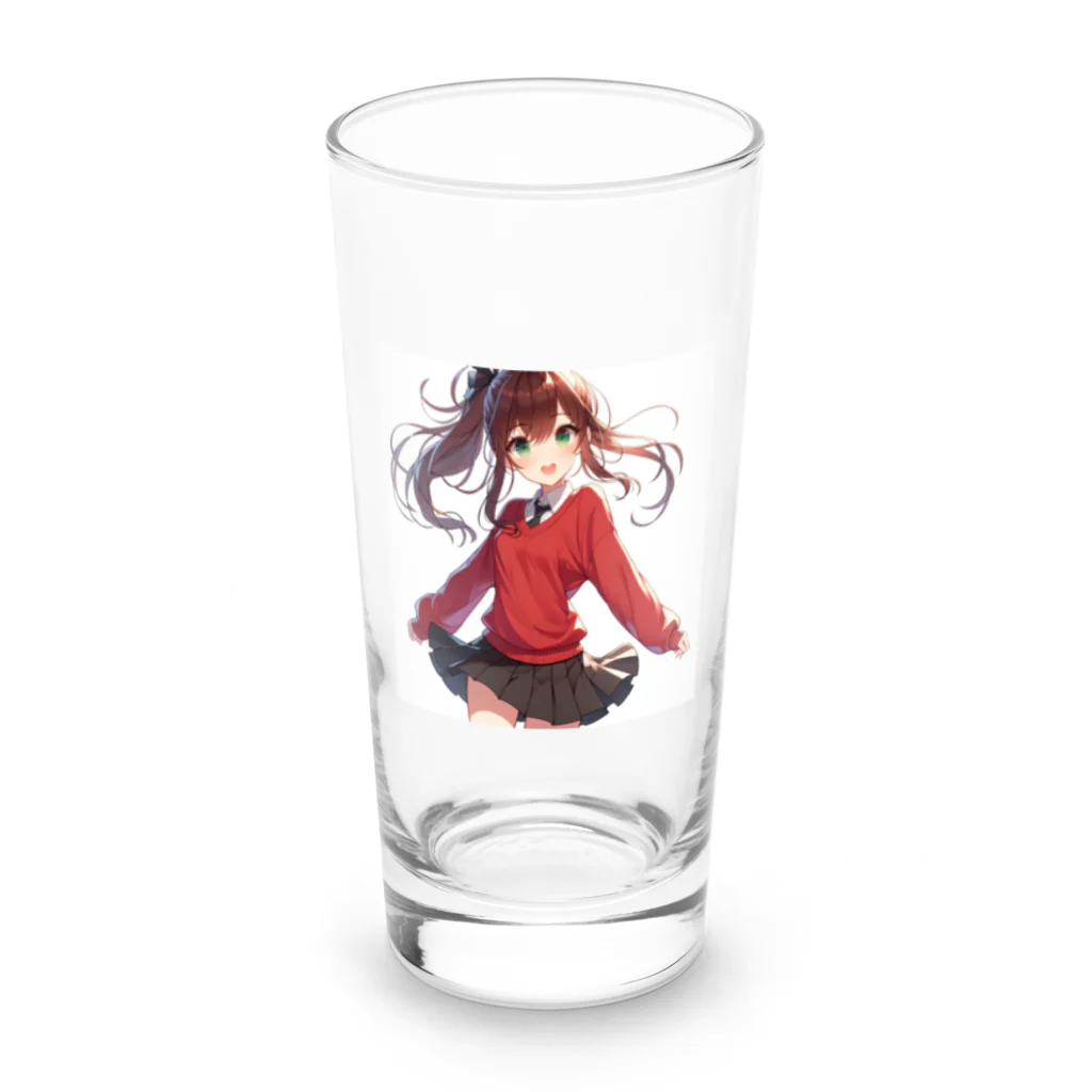 Satochuのさおりちゃん Long Sized Water Glass :front