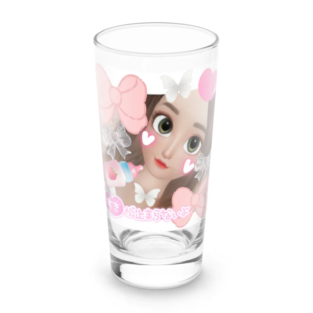 🎀miruchan land🎀🍼©️公式ショップの🎀姫みるランド🎀🍼 Long Sized Water Glass :front