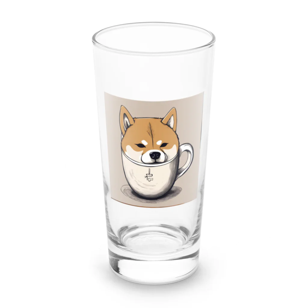 규리shopの柴マグ Long Sized Water Glass :front