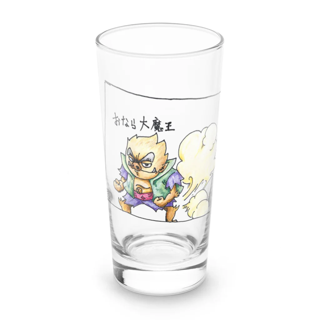 ろくむしのおなら大魔王 Long Sized Water Glass :front