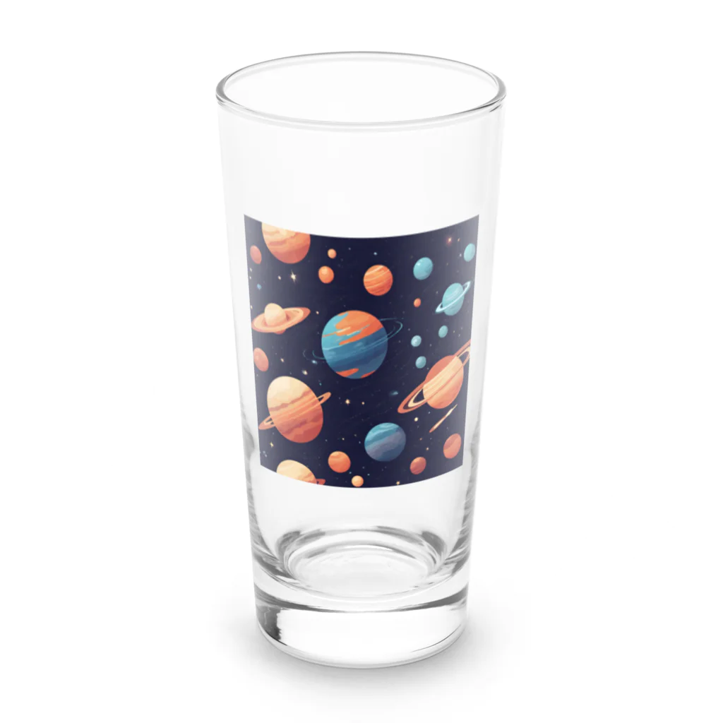 おしゃれなグッズ集の惑星　グッズ Long Sized Water Glass :front