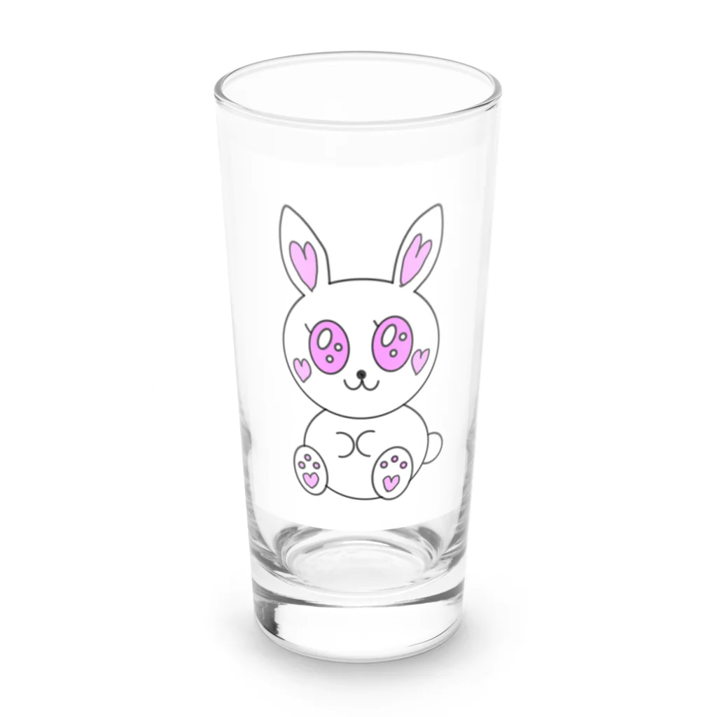 shojisanのうるうるうさっ子 Long Sized Water Glass :front